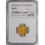 Polen, Russische Teilung, 3 Rubel = 20 Gold 1837 ПД, St. Petersburg - selten