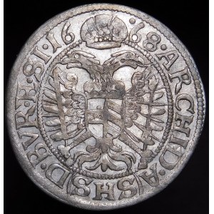 Schlesien - Schlesien unter habsburgischer Herrschaft, Leopold I., 3 krajcary 1668 SHS, Wrocław