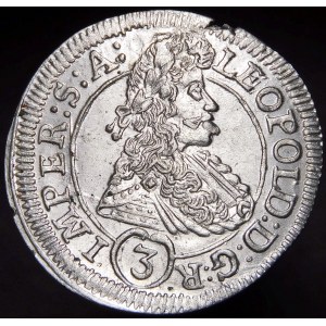 Österreich, Leopold I., 3 krajcars 1695 GE