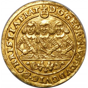 Silesia - Duchy of Legnicko-Brzesko-Volovsk, Three Brothers, Ducat 1658, Brzeg