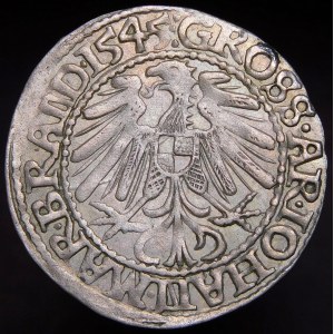 Silesia - Krosno principality, Jan Kostrzynski, Grosz 1545, Krosno