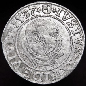 Ducal Prussia, Albrecht Hohenzollern, penny 1537, Königsberg