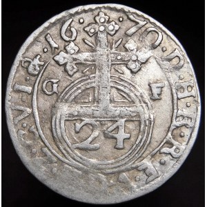Germany, Brandenburg-Prussia, Frederick William, penny 1670 GF