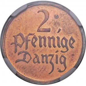 2 fenigi 1923 STEMPEL LUSTRZANY