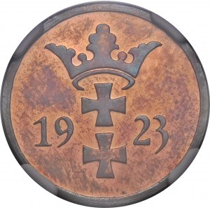 2 fenigs 1923 LUSTLER STEMPEL