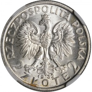 2 złote Głowa Kobiety 1932