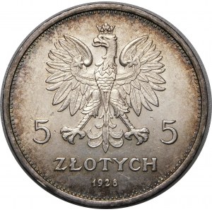 5 złotych Nike 1928 ZZM Warszawa