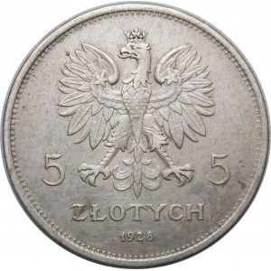 5 złotych Nike 1928 ZZM Warszawa