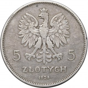 5 złotych Nike 1928 BZM Bruksela