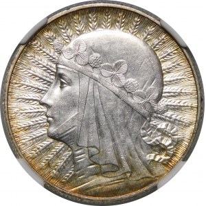 5 złotych Głowa Kobiety 1932 BZM