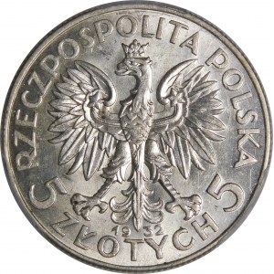 5 złotych Głowa Kobiety 1932 BZM