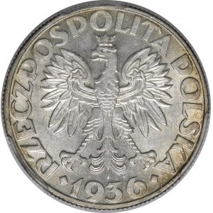 5 złotych Żaglowiec 1936