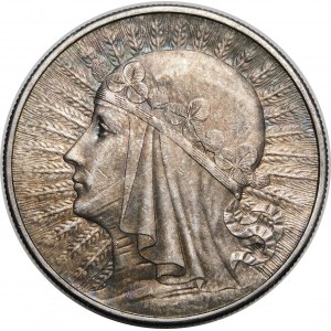 10 Gold Kopf einer Frau 1932 BZM