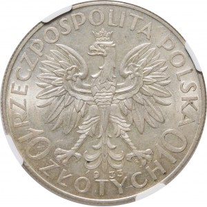 10 złotych Głowa Kobiety 1933