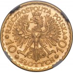 10 złotych Chrobry 1925 - JAK LUSTRZANKA