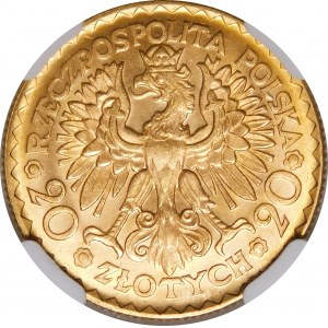 20 gold Chrobry 1925 - EXCELLENT