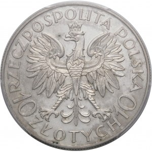 PRÓBA 10 złotych 1933 Traugutt - LUSTRZANY