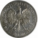 PRÓBA 10 złotych 1933 Traugutt - LUSTRZANY