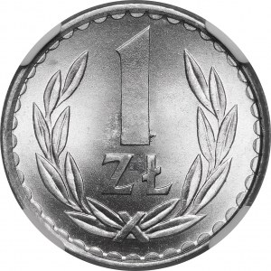 1 złoty 1982 - WĄSKA DATA