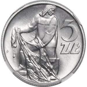 5 złotych Rybak 1959 - SŁONECZKO - RZADKA