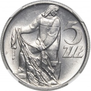5 złotych Rybak 1960