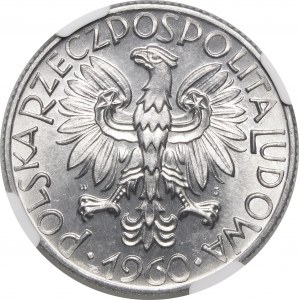 5 złotych Rybak 1960