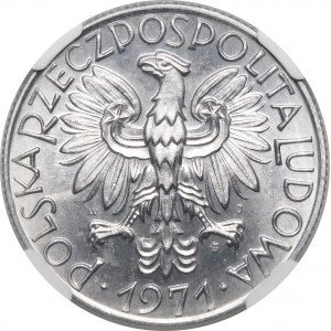 5 złotych Rybak 1971 - RZADKA