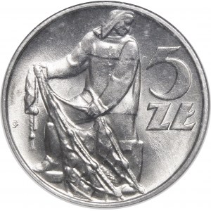 5 złotych Rybak 1974