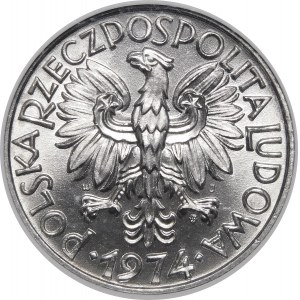 5 złotych Rybak 1974