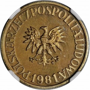 5 złotych 1981 - LUSTRZANKA