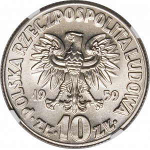 10 zloty Nicolaus Copernicus 1959