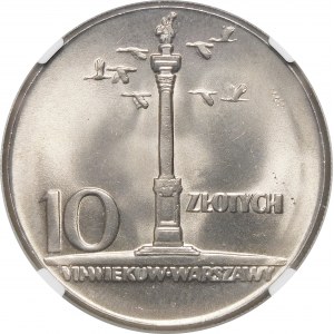 10 Zloty Sigismund-Säule 1965