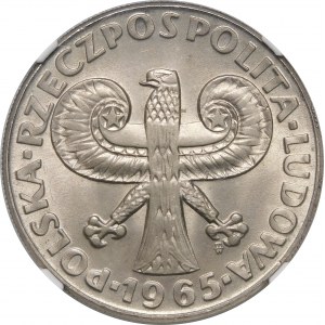 10 zloty Sigismund's Column 1965