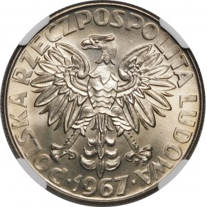 10 złotych Skłodowska 1967 - WYŚMIENITA - TYLKO 2 SZT. w MS68