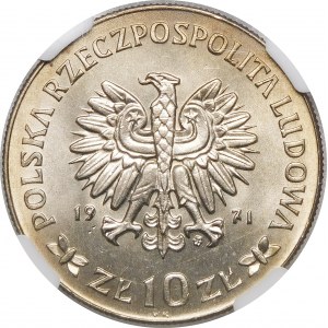 10 zloty 50th Anniversary of the Silesian Uprising 1971