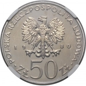 50 złotych Kazimierz I Odnowiciel 1980 - LUSTRZANKA