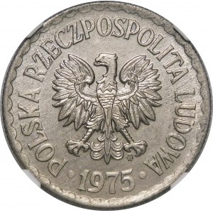 Próba 1 złoty 1975 - MIEDZIONIKIEL - JEDYNA ZNANA - ILUSTROWANA