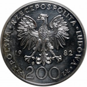200 Zloty Johannes Paul II 1982 - Münze in einer ORIGINALVERPACKUNG