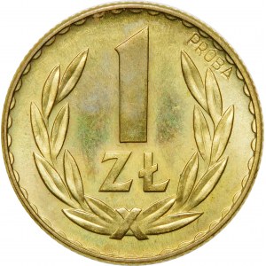 Próba 1 złoty 1949 - MOSIĄDZ