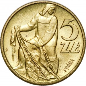 Próba 5 złotych Rybak 1959 - MOSIĄDZ