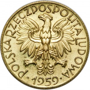 Próba 5 złotych Rybak 1959 - MOSIĄDZ