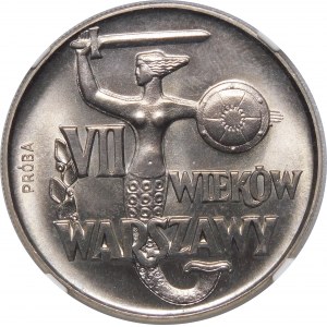 Sample 10 gold of VII Wieków Warszawy Syrena 1965 - miedzionikiel