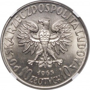 Sample 10 gold of VII Wieków Warszawy Syrena 1965 - miedzionikiel