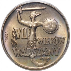 Sample 10 gold of VII Wieków Warszawy Syrena 1965 - miedzionikiel