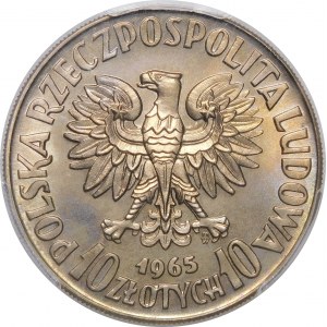 Sample 10 gold of VII Wieków Warszawy Syrena 1965 - miedzionikiel