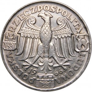 Sample 100 gold Mieszko and Dabrowka 1966 - silver