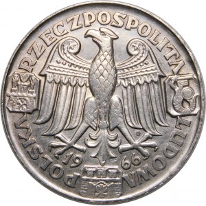 100 Goldprobe Mieszko und Dabrowka 1966 - Silber