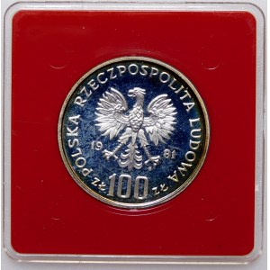 Sample 100 gold Sikorski 1981 - silver