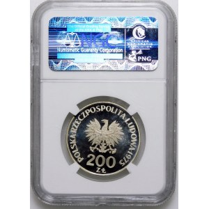 Próba 200 złotych Faszyzm 1975 - srebro