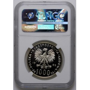 Próba 1000 złotych Jan Paweł II 1982 - srebro